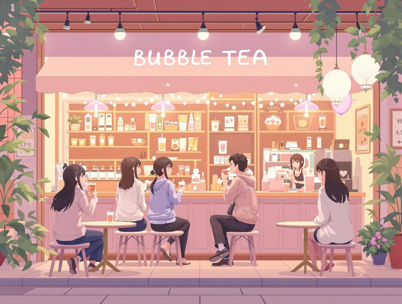 腐剧漫画 - 奶茶店奇遇记